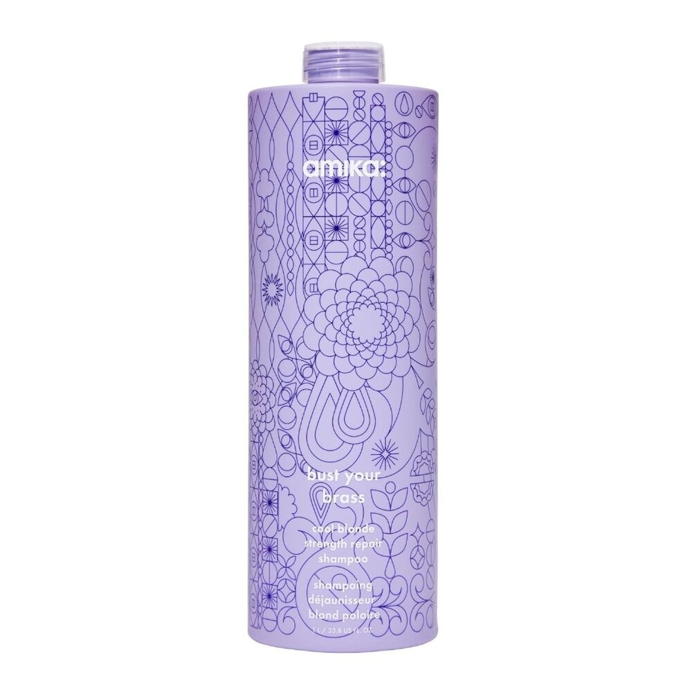 NEW Amika: Bust your Brass Shampoo and Conditioner 1L